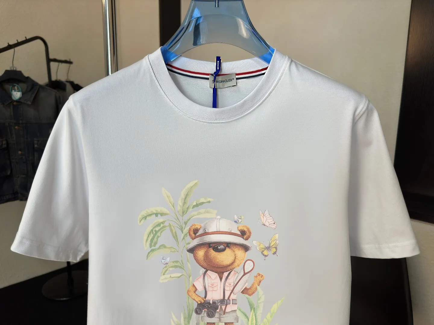 《 ~NFC ~ 》《Moncler~ 》2025New Arrival Quality T , Versatile Quality ！ ‼ 32 250G ‼ ， ， ， ， T 🤪 Sizes：S-M-L-XL-2XL ：Black，White， Same Style